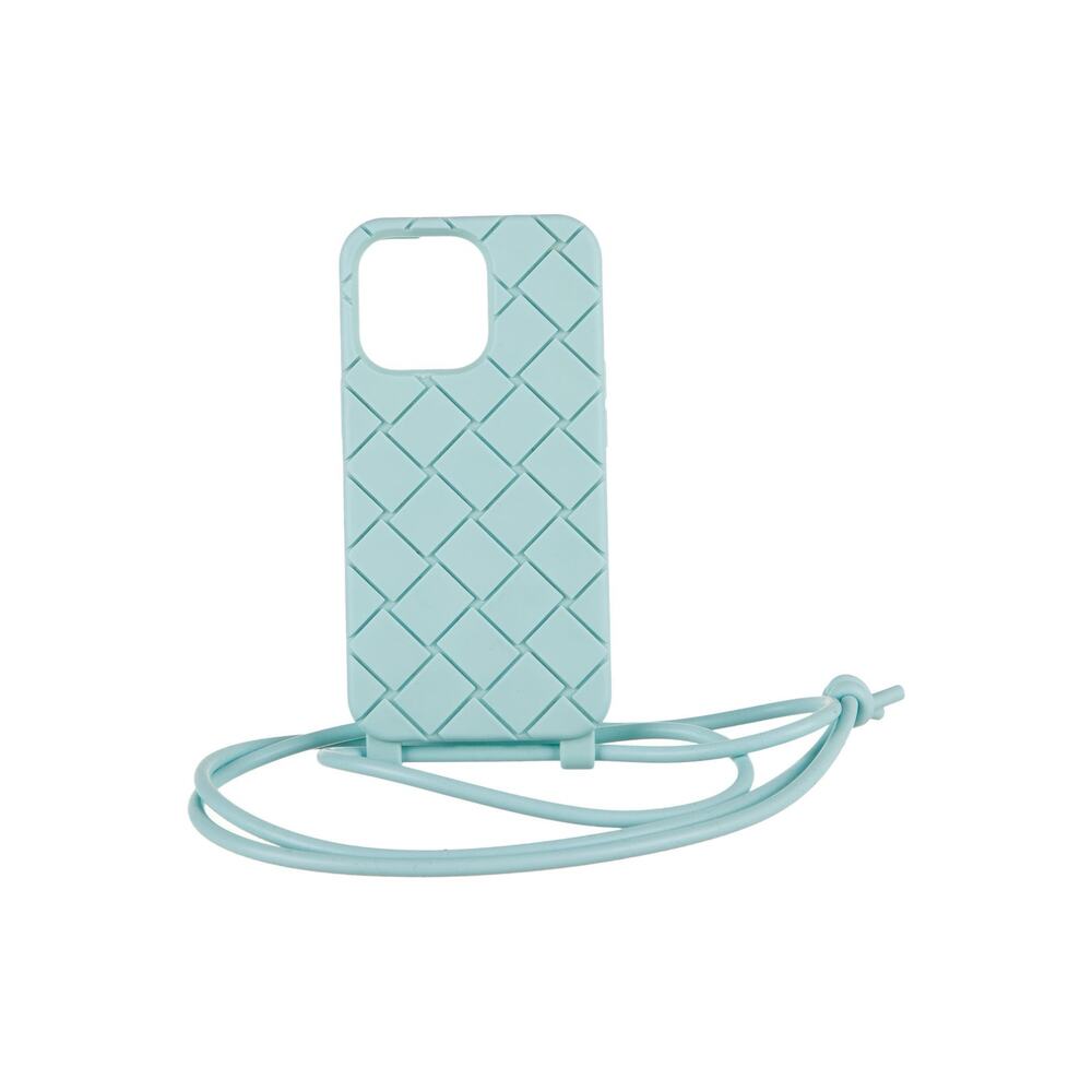 Bottega Veneta Intrecciato Silicone iPhone Case with Strap & Dust Bag Authentic
